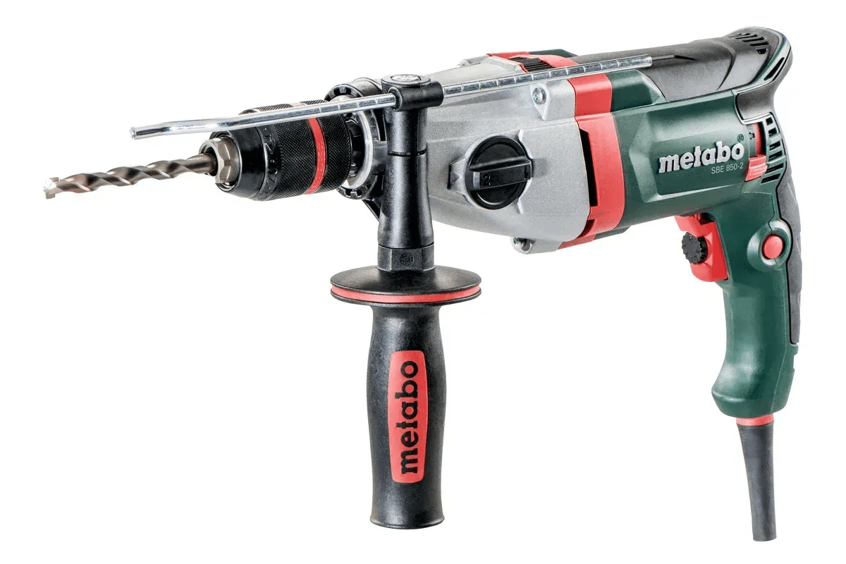 Ударний дриль Metabo SBE 850-2 з швидкозатискним патроном в кейсі (600782500)