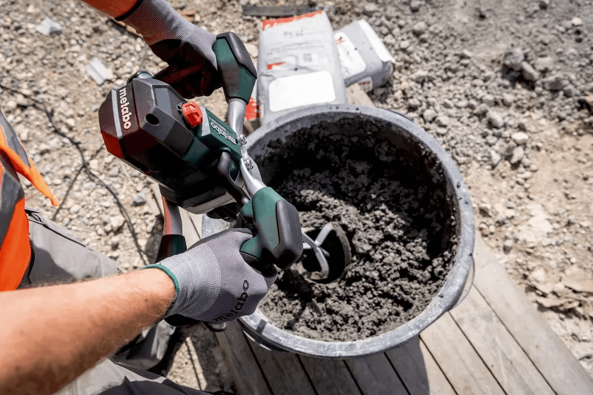 Електричний будівельний міксер Metabo RWEV 1200-2 : 1200Вт з вінчиком (614049000) — фото 3