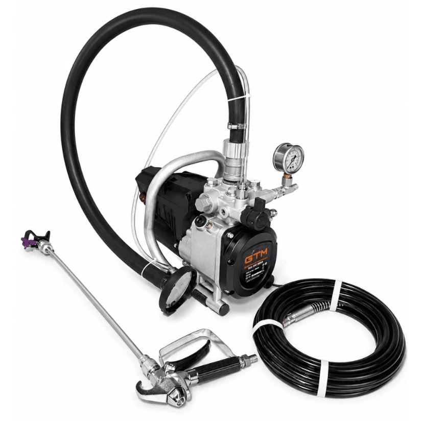 Фарбувальний агрегат безповітряний GTM ASG-2600/1500BL 1500 Вт, 207 бар, 2.6 л/хв, сопло 523