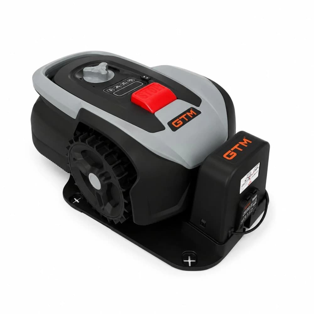 Газонокосарка-робот GTM RLM500/16W 20В, до 500 м², ширина 16 см, з зарядною станцією — фото 6