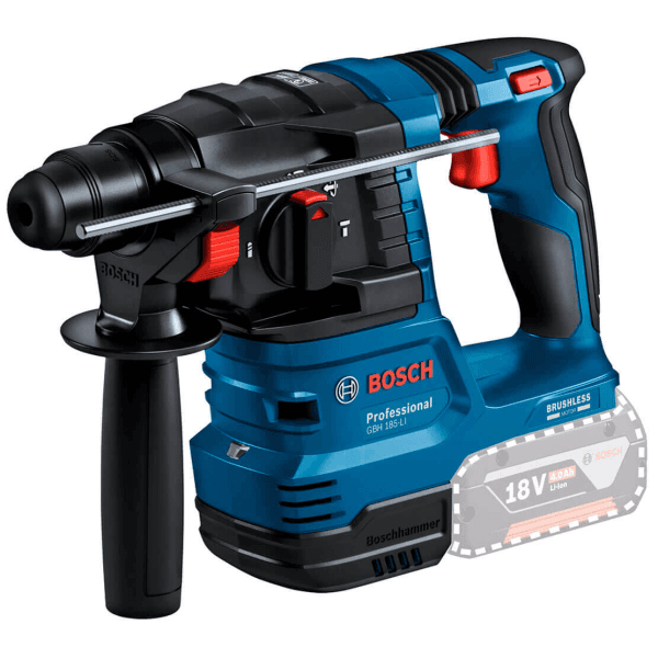Акумуляторний безщітковий перфоратор Bosch Professional GBH 185-LI 18V SDS-Plus 1.9 Дж (0611924020) без АКБ та зарядного пристрою — фото 2