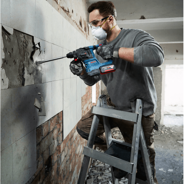 Акумуляторний безщітковий перфоратор Bosch Professional GBH 185-LI 18V SDS-Plus 1.9 Дж (0611924020) без АКБ та зарядного пристрою — фото 4