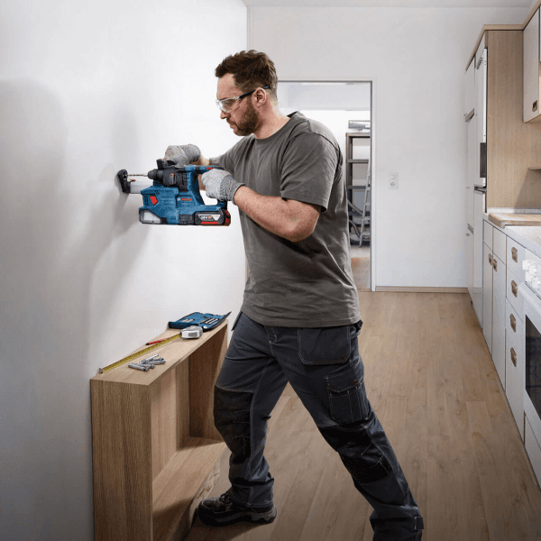 Акумуляторний безщітковий перфоратор Bosch Professional GBH 185-LI 18V SDS-Plus 1.9 Дж (0611924020) без АКБ та зарядного пристрою — фото 6