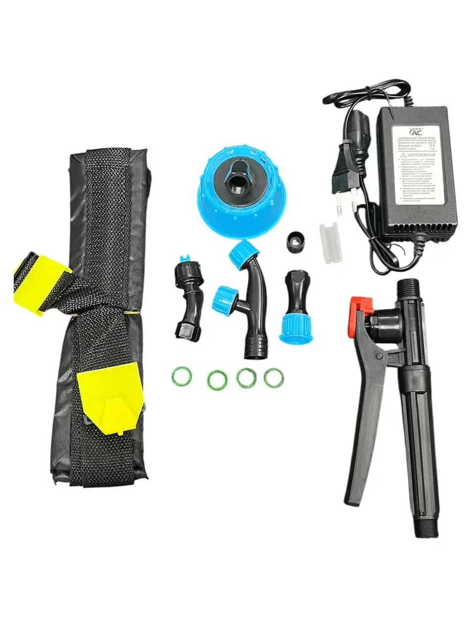 Акумуляторний обприскувач Tex.AC TA-SG12PB 12 л, 12 В, 8 А·год, 2,6 л/хв, 3,5 Бар, ранцевий — фото 8