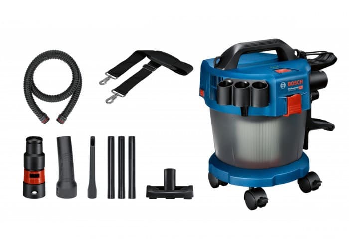 Акумуляторний будівельний пилосос Bosch GAS 18V-10 L 18 В, сухе та вологе прибирання, без АКБ і ЗП
