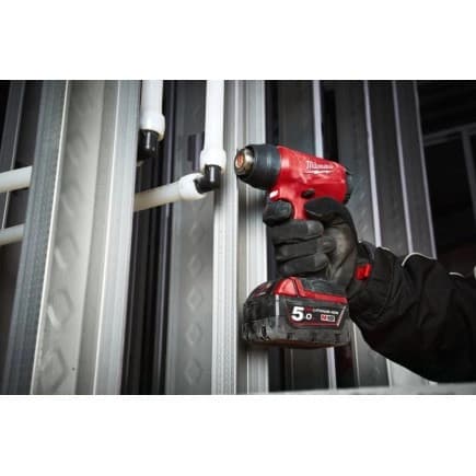 Акумуляторний будівельний фен Milwaukee M18 BHG-0 18 В, 470 °C, 170 л/хв, без АКБ та ЗП 4933459771 — фото 10