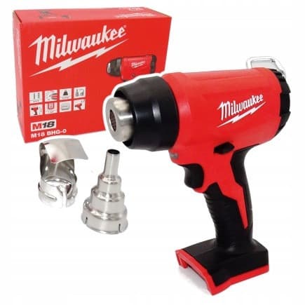 Акумуляторний будівельний фен Milwaukee M18 BHG-0 18 В, 470 °C, 170 л/хв, без АКБ та ЗП 4933459771