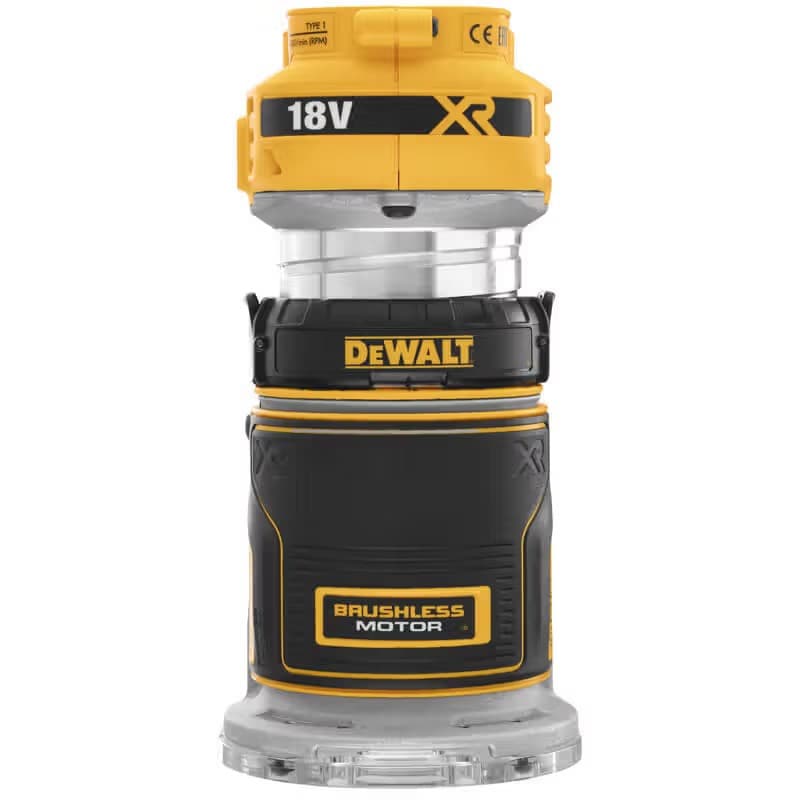 Фрезер акумуляторний безщітковий окантувальний DeWALT DCW600N 18 В, 6–8 мм, без АКБ і ЗП — фото 3