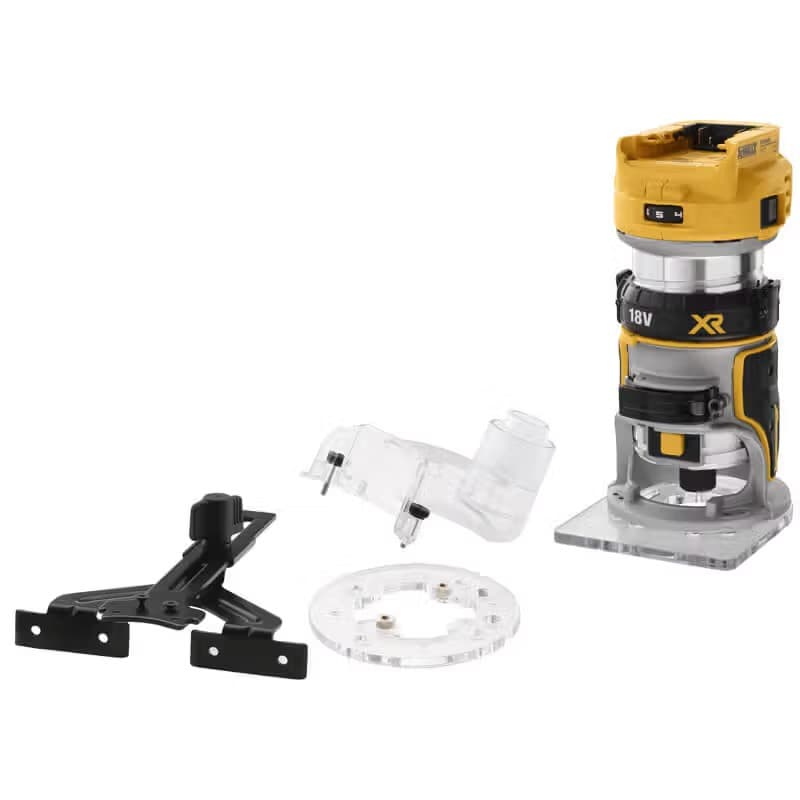 Фрезер акумуляторний безщітковий окантувальний DeWALT DCW600N 18 В, 6–8 мм, без АКБ і ЗП — фото 4