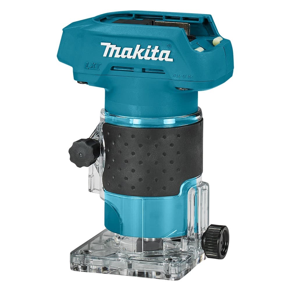 Фрезер акумуляторний безщітковий окантувальний Makita DRT52Z 18 В, цанга 6 мм, без АКБ і ЗП
