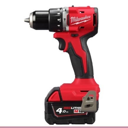 Дриль-шурупокрут акумуляторний ударний безщітковий Milwaukee M18 BLPDRC-402C 18 В, 60,5 Н·м, 2 АКБ 4 А·год — фото 3