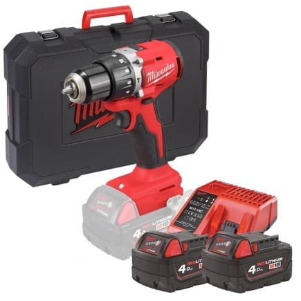 Дриль-шурупокрут акумуляторний ударний безщітковий Milwaukee M18 BLPDRC-402C 18 В, 60,5 Н·м, 2 АКБ 4 А·год — фото 5