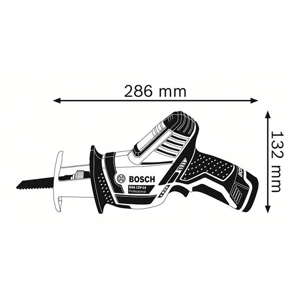 Акумуляторна ножівка Bosch GSA 12V-14 Professional без акб та з/п (060164L902) — фото 7