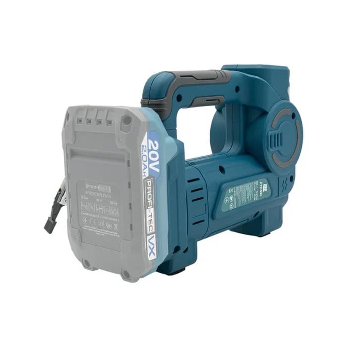 Компресор автомобільний акумуляторний PROFI-TEC PTI1035 20 В, 10,3 бар, 35 л/хв, без АКБ і ЗП — фото 6