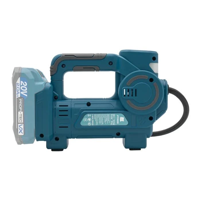 Компресор автомобільний акумуляторний PROFI-TEC PTI1035 20 В, 10,3 бар, 35 л/хв, без АКБ і ЗП — фото 5