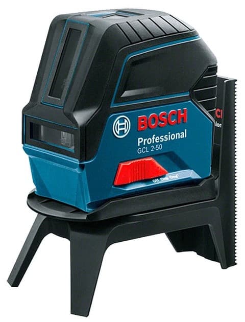 Лазерний нівелір Bosch GCL 2-50 Professional з приймачем LR 6, тримачами RM 1 і BM 3, кейс — фото 3