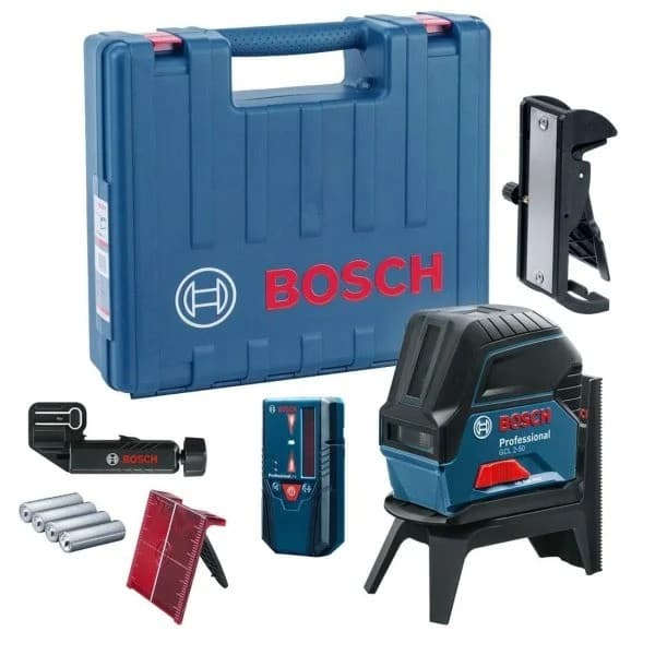 Лазерний нівелір Bosch GCL 2-50 Professional з приймачем LR 6, тримачами RM 1 і BM 3, кейс