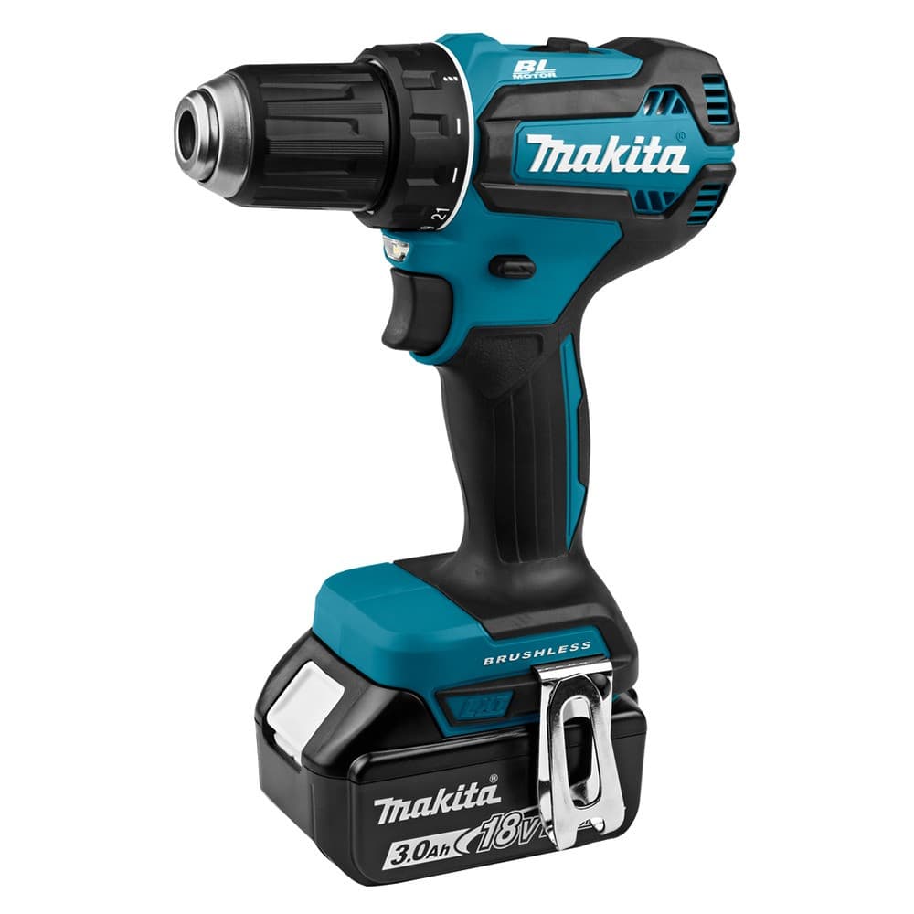 Дриль-шурупокрут акумуляторний Makita DDF485SFJ 18 В, 50 Нм, 2×3 А·год, Makpac — фото 2