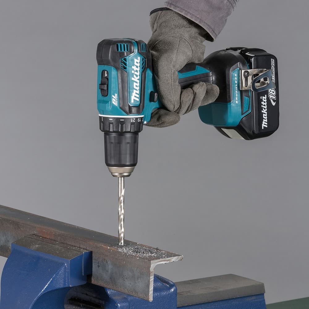 Дриль-шурупокрут акумуляторний Makita DDF485SFJ 18 В, 50 Нм, 2×3 А·год, Makpac — фото 9