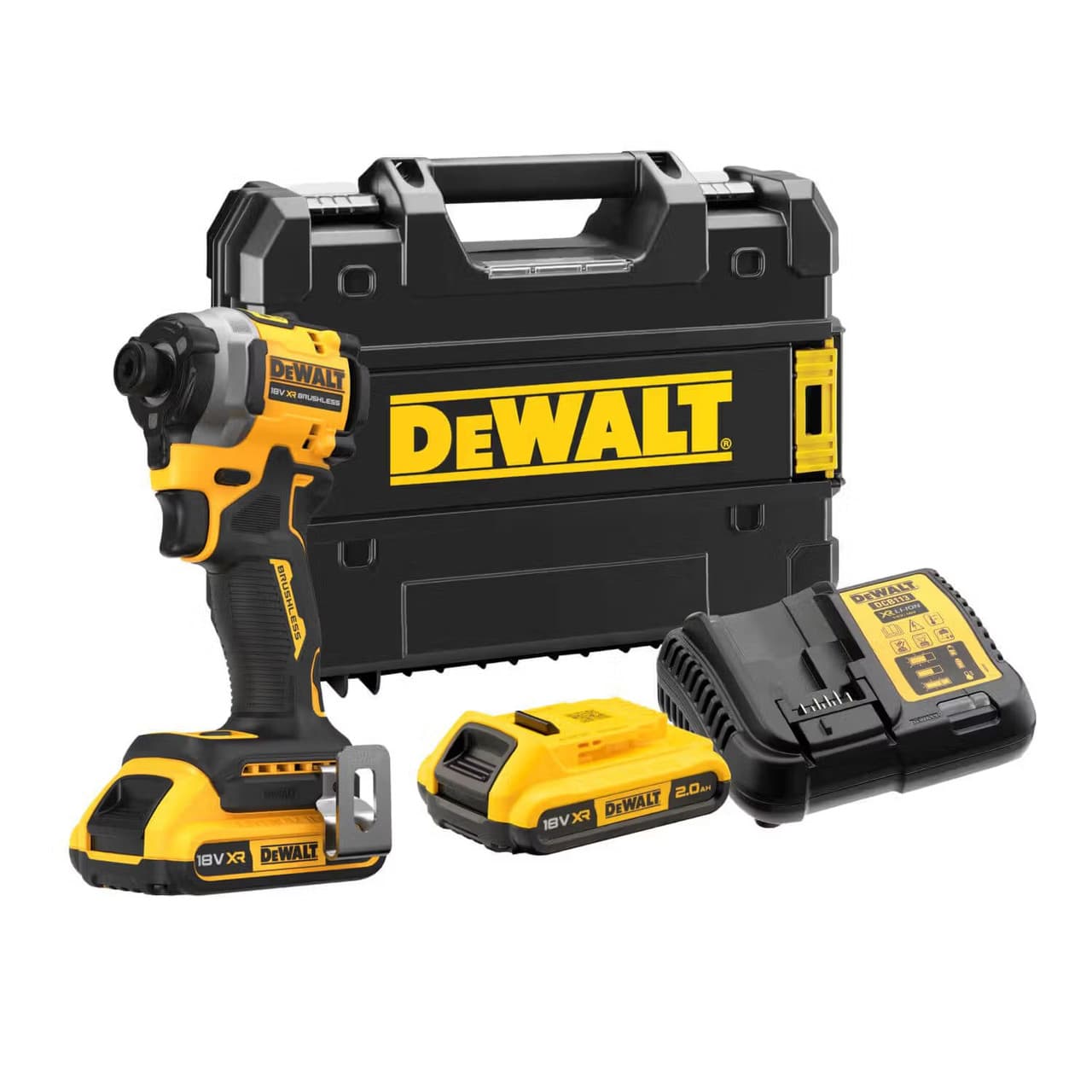 Шурупокрут акумуляторний імпульсний DeWALT DCF850D2T 18 В, 205 Нм, 2×2 А·год, TSTAK