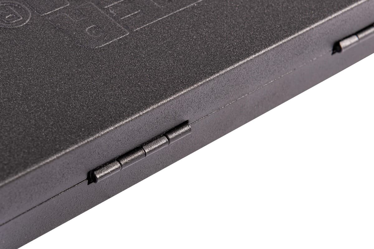 Набір інструментів MASTERTOOL PROFI ¼" 45 шт 4-13 мм телескопічна тріскачка CrV50BV30 металевий кейс 78-2045 — фото 3