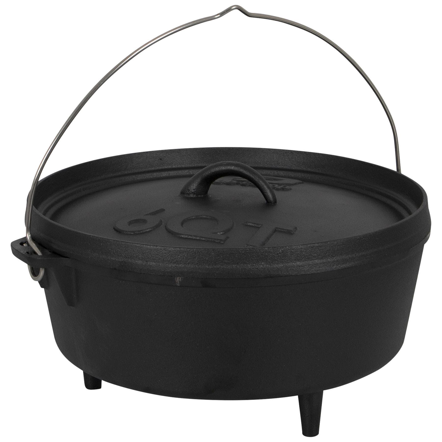 Казан с крышкой Bo-Camp Dutch Oven Cast Iron 31 cm / 5 L Black (2122410) — 7