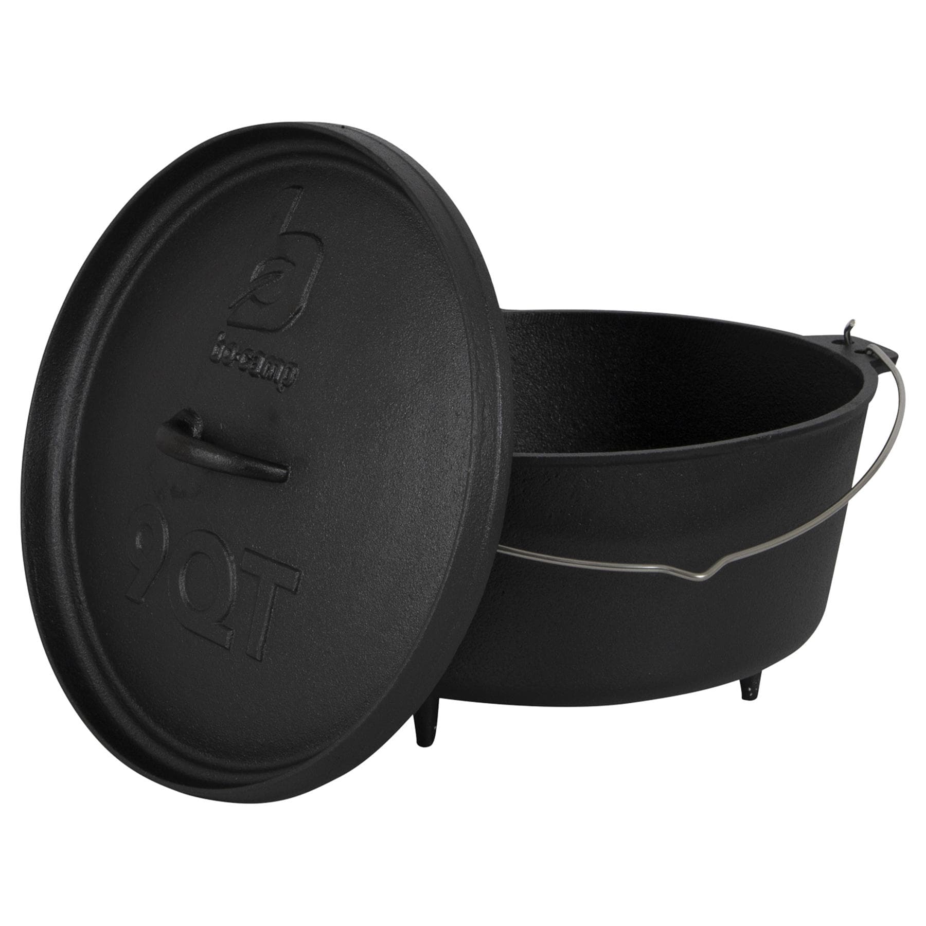 Казан з кришкою Bo-Camp Dutch Oven Cast Iron 31 cm / 7.1 L Black (2122415) — 6