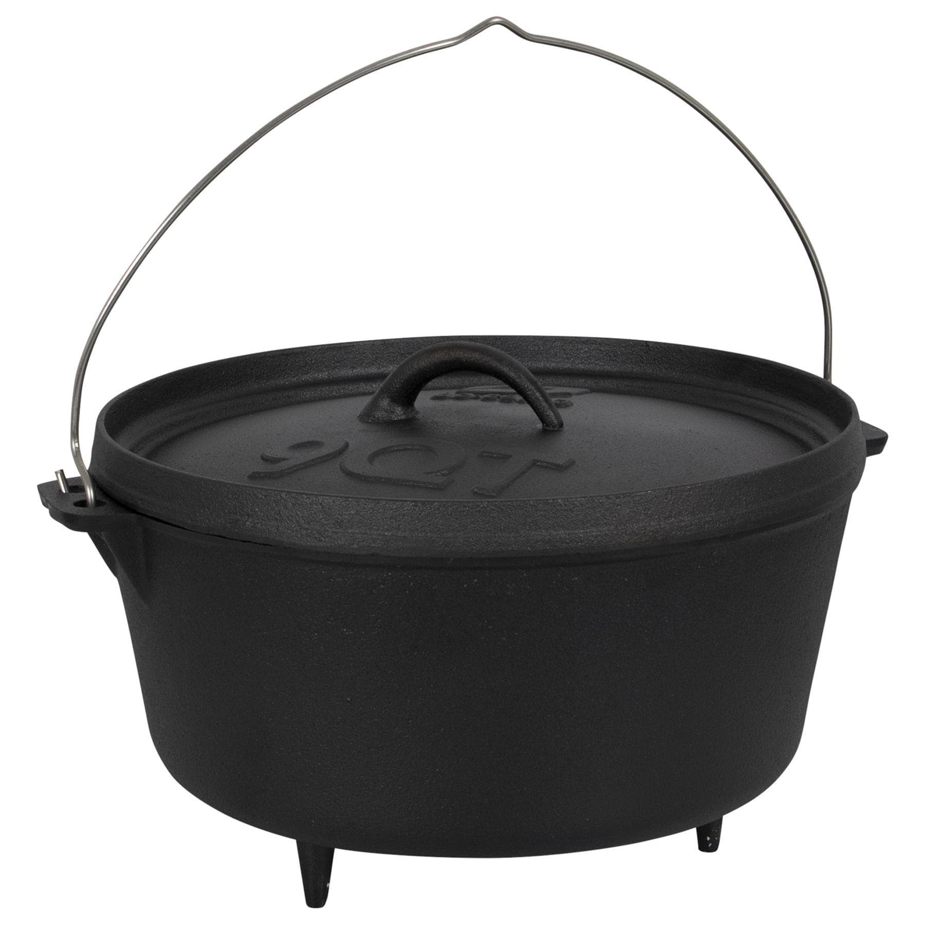 Казан з кришкою Bo-Camp Dutch Oven Cast Iron 31 cm / 7.1 L Black (2122415) — 7