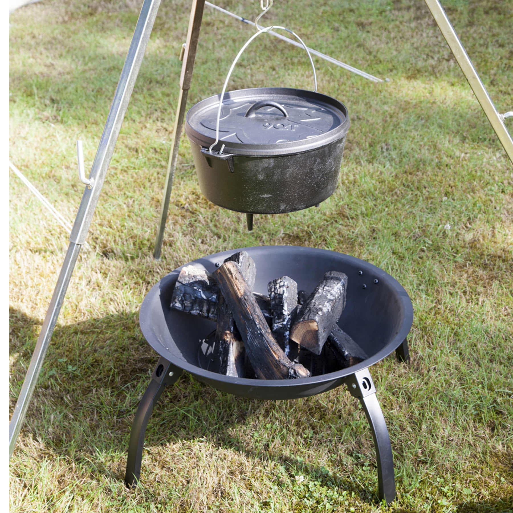Казан з кришкою Bo-Camp Dutch Oven Cast Iron 31 cm / 7.1 L Black (2122415) — 9
