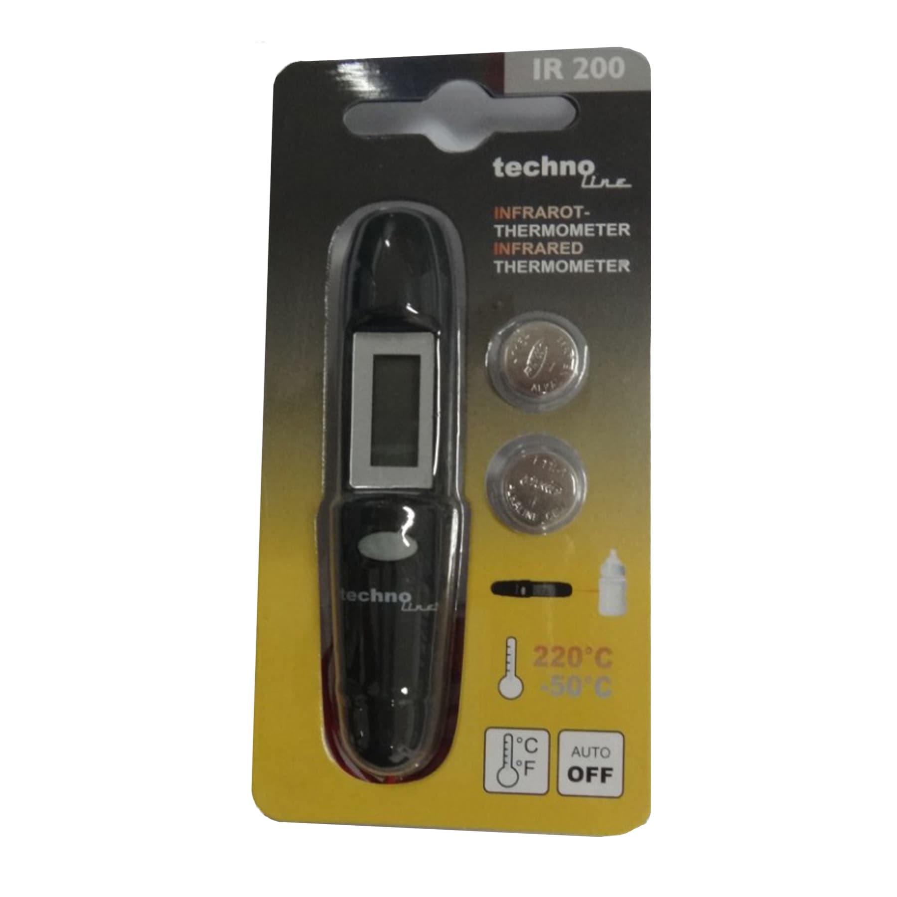 Термометр інфрачервоний Technoline IR200 Black (IR200) — фото 4