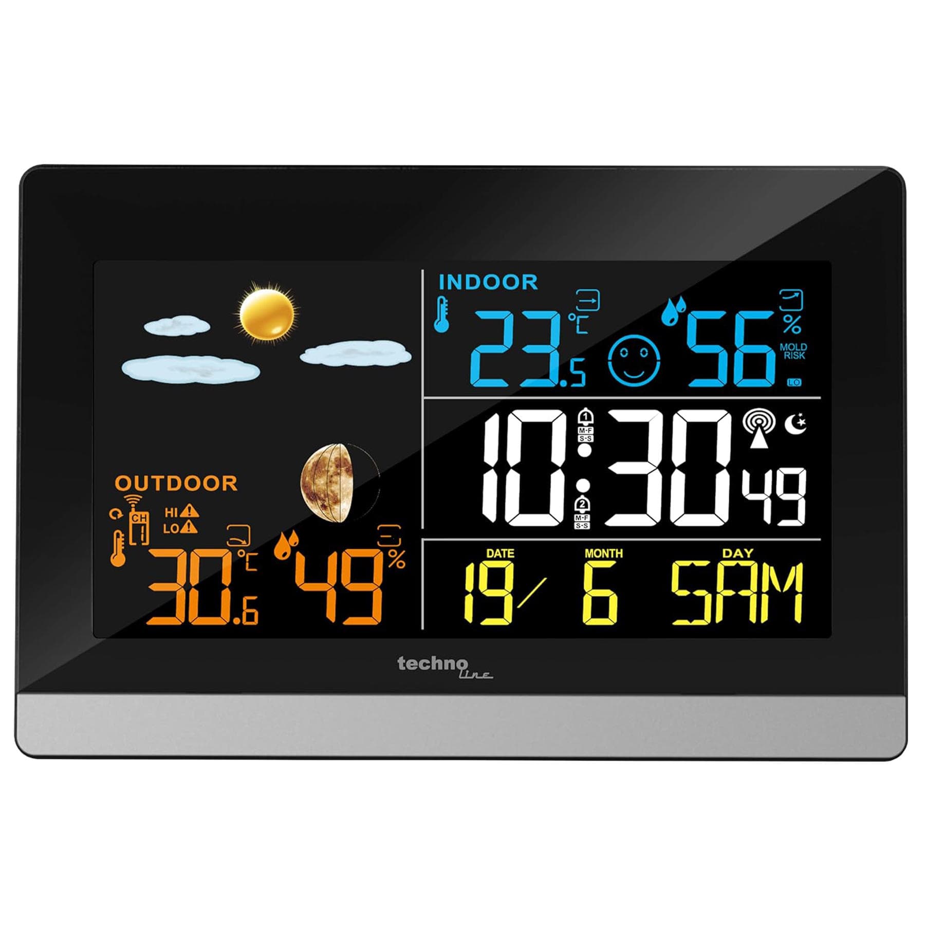 Метеостанція Technoline WS6455 Black/Silver (WS6455) — 7