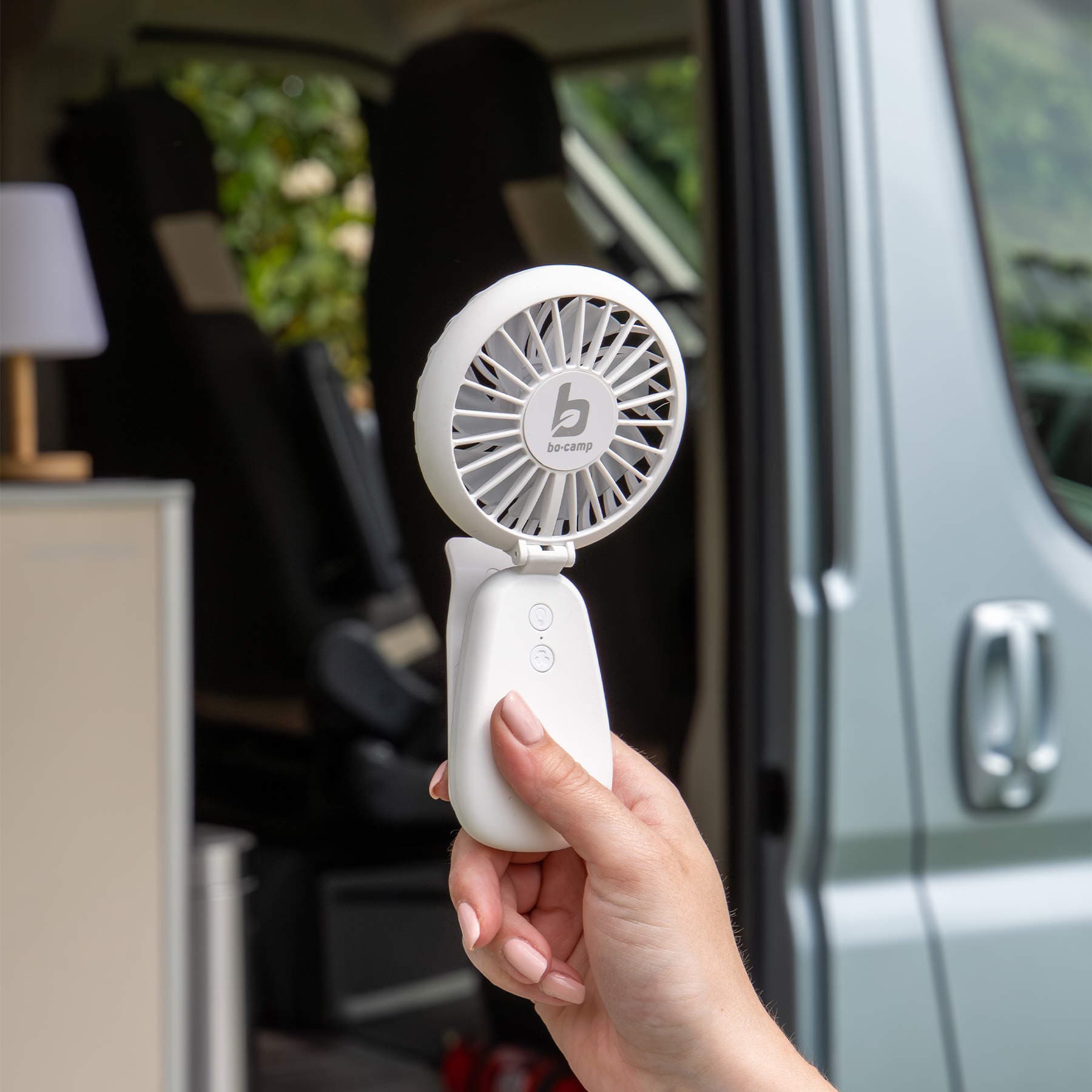 Вентилятор акумуляторний Bo-Camp Mini Fan With Clamp White (8520960) — 6