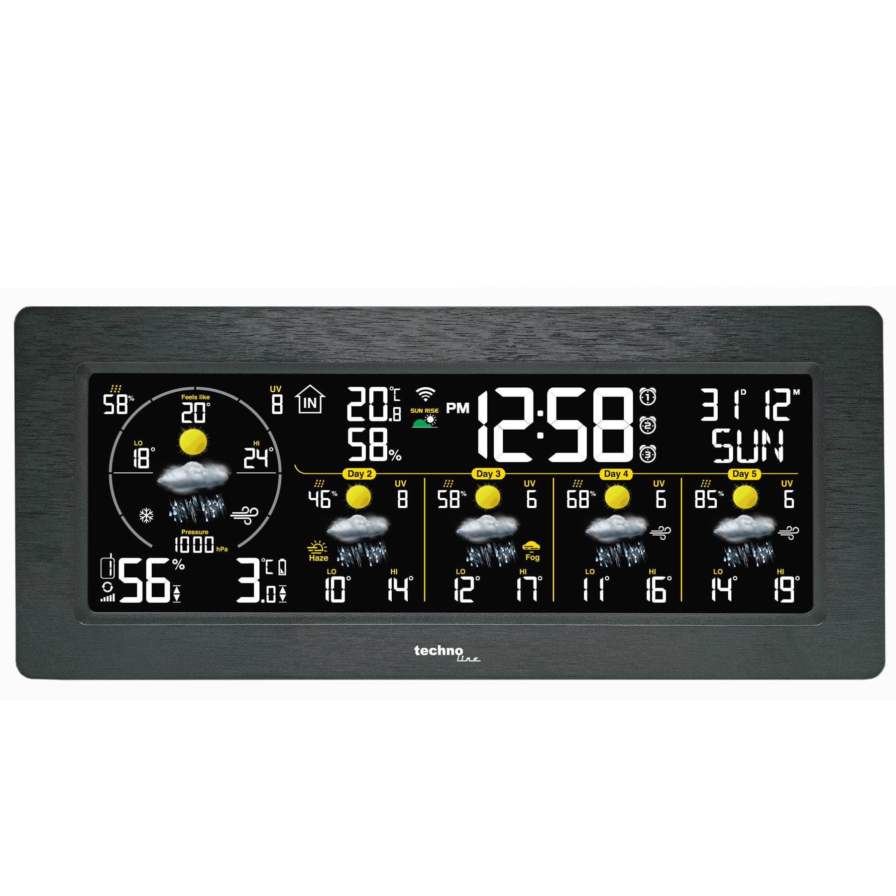 Метеостанція Technoline DirektWetter WD3050 Anthracite (WD3050) — 9