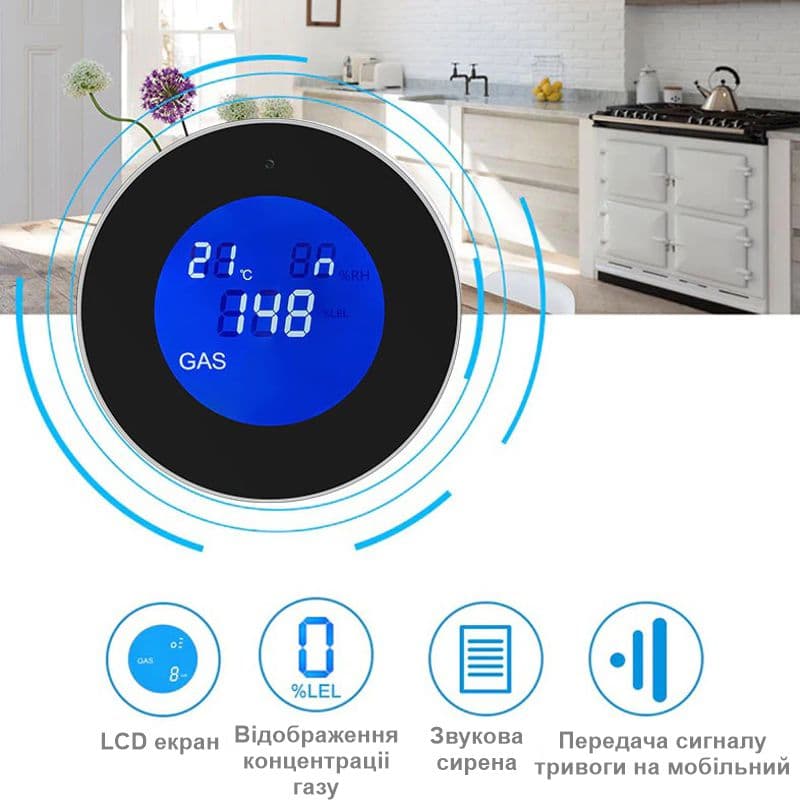Умная wifi система защиты от утечки газа для диаметра трубы 3/4 дюйма DN20 Nectronix CW-20DN KIT, Tuya app — 10