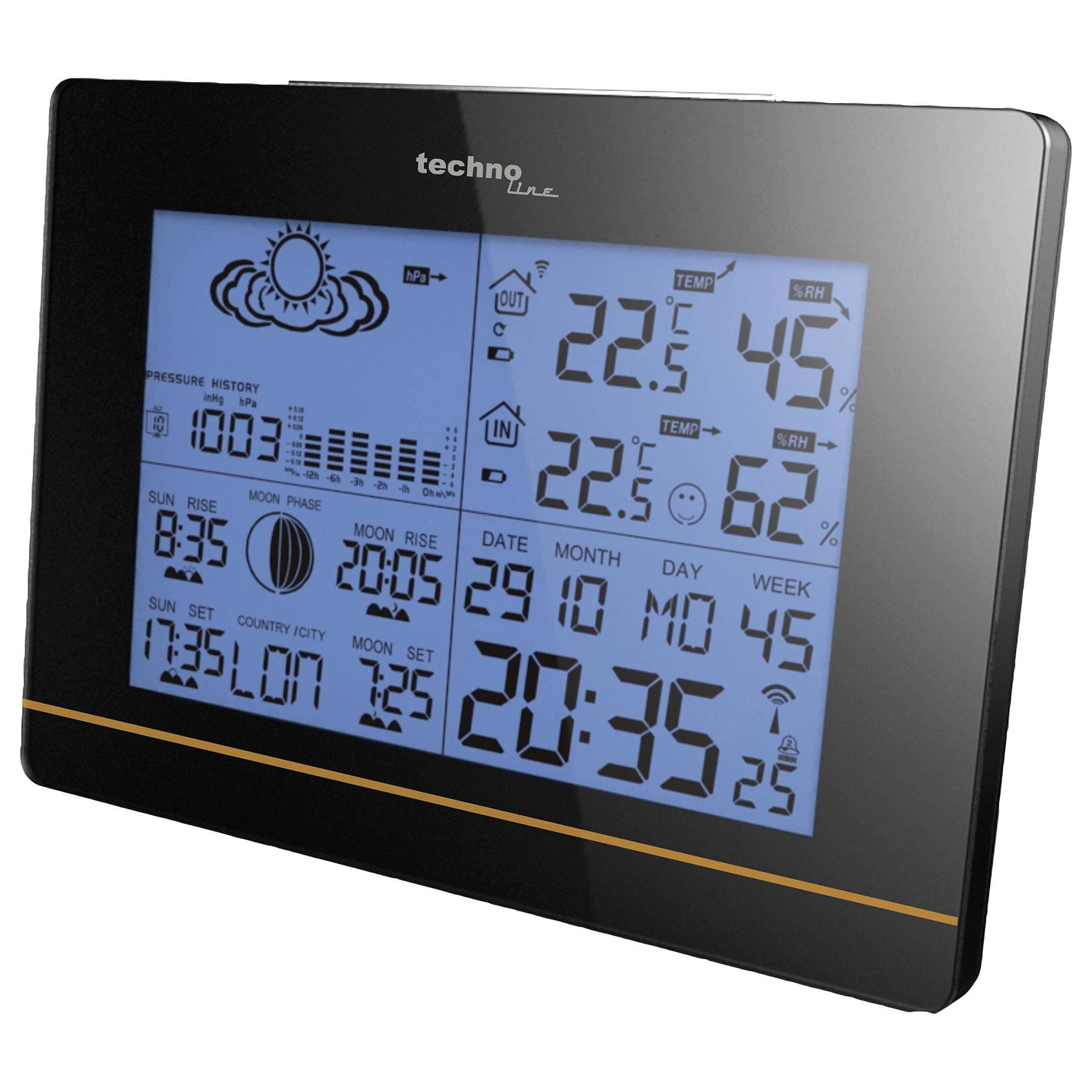 Метеостанція Technoline WS6750 Black (WS6750) — 8
