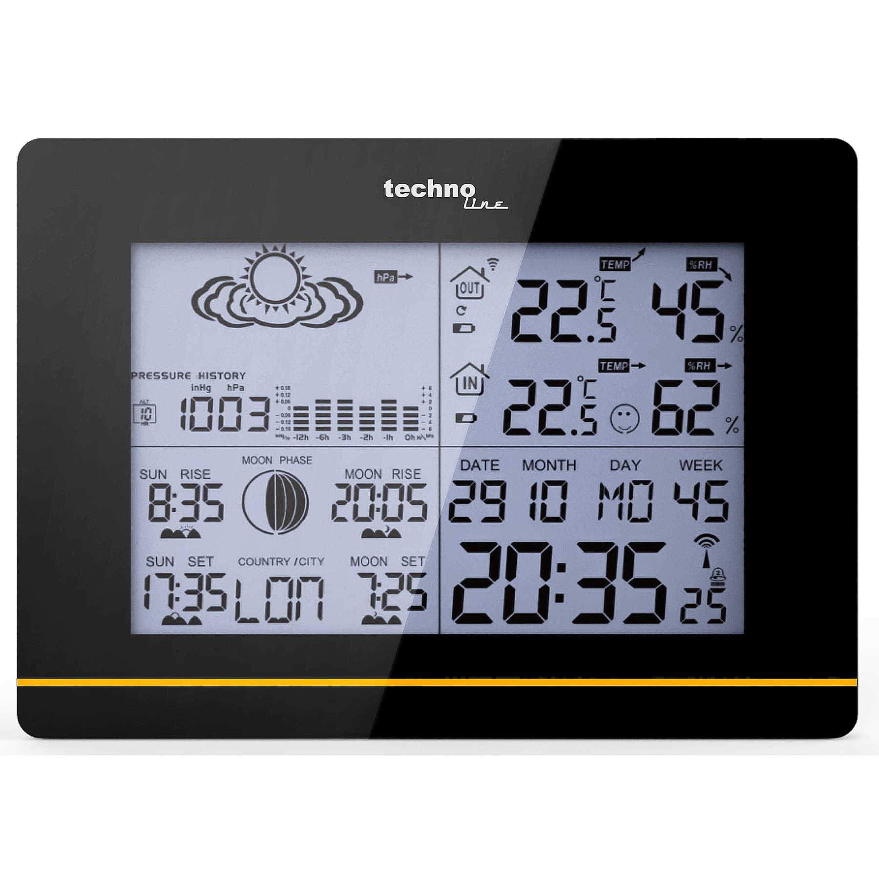 Метеостанція Technoline WS6750 Black (WS6750) — 9