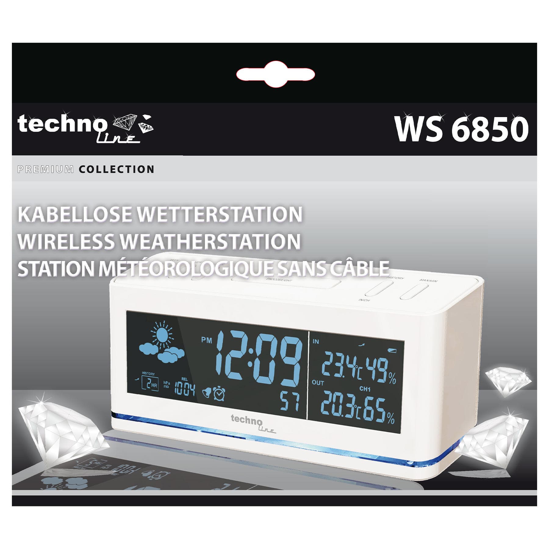 Метеостанція Technoline WS6850 White (WS6850) — 8