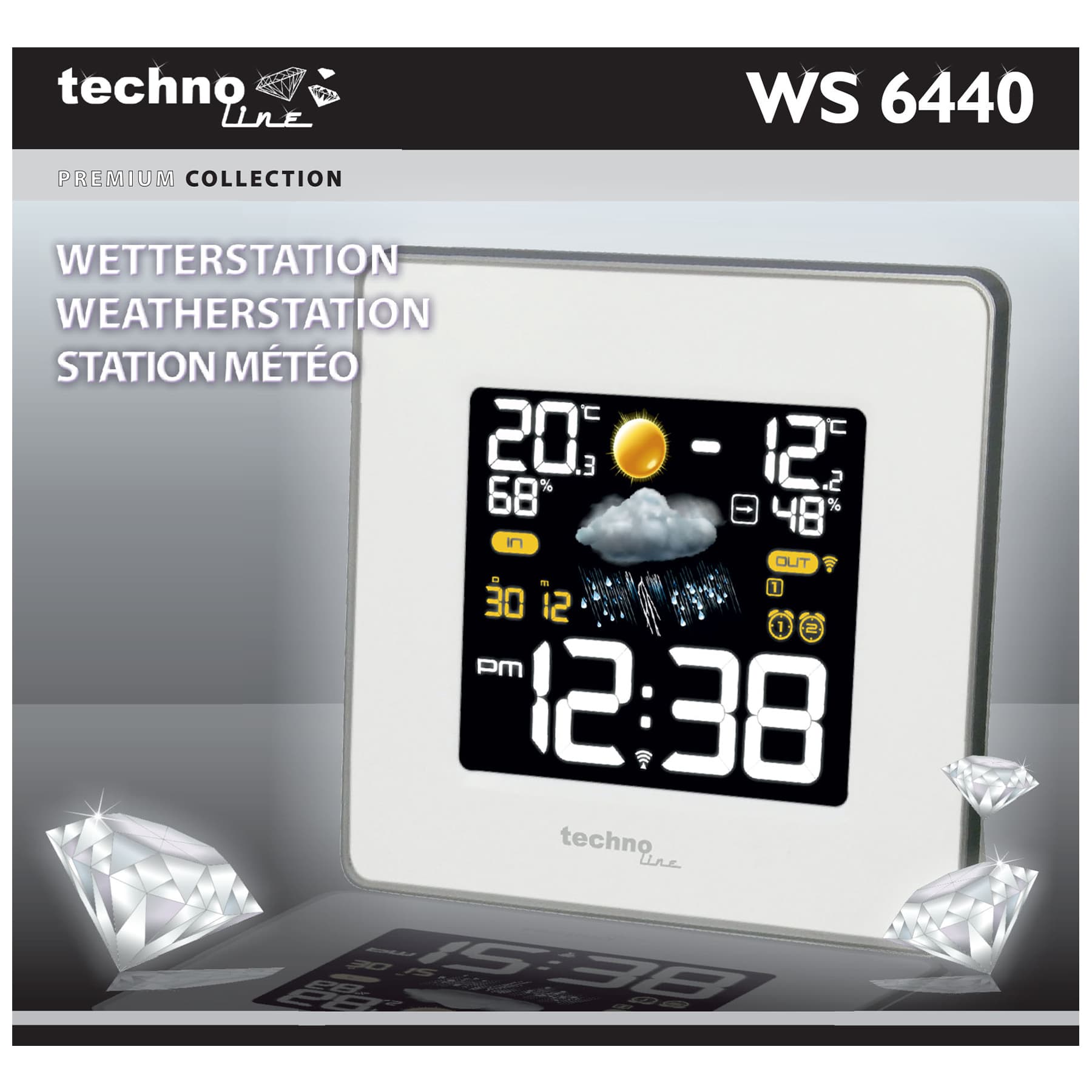 Метеостанція Technoline WS6440 White (WS6440) — 4