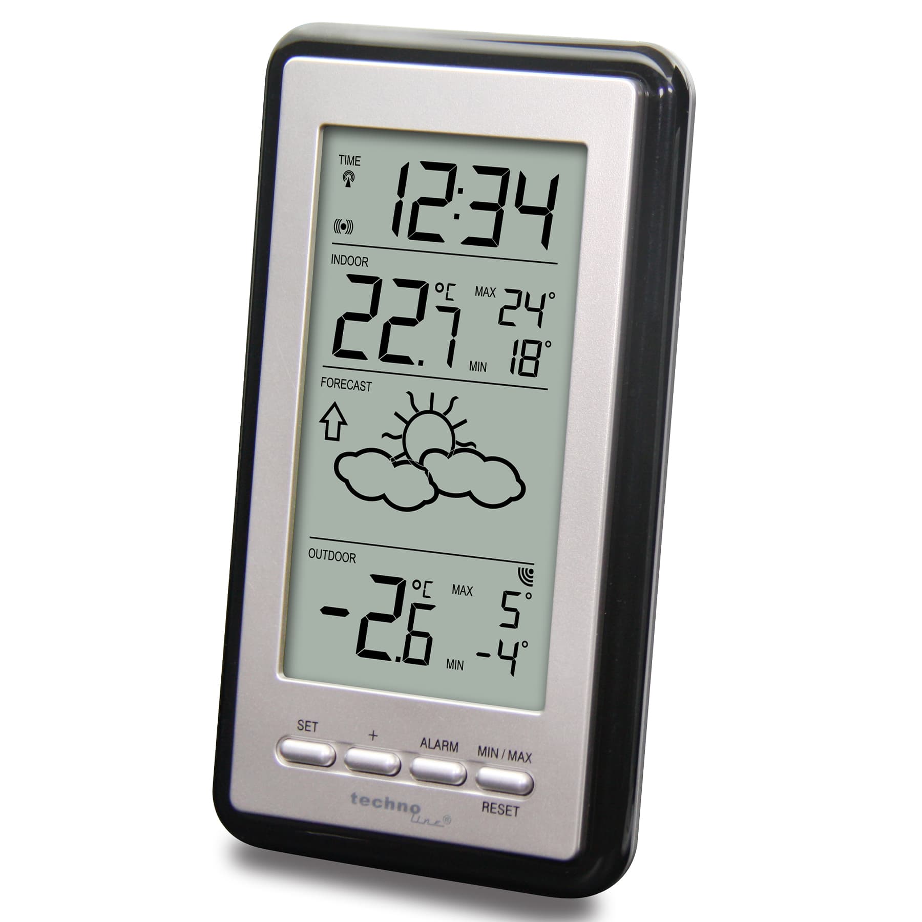 Метеостанція Technoline WS9130 Silver/Black (WS9130) — 9