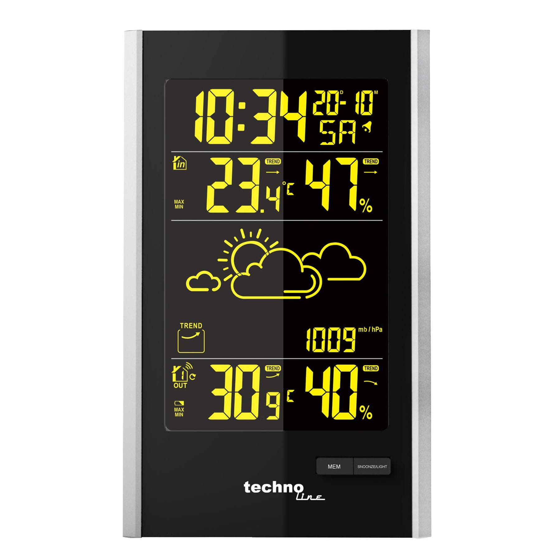 Метеостанція Technoline WS9060 Black/Silver (WS9060) — 4