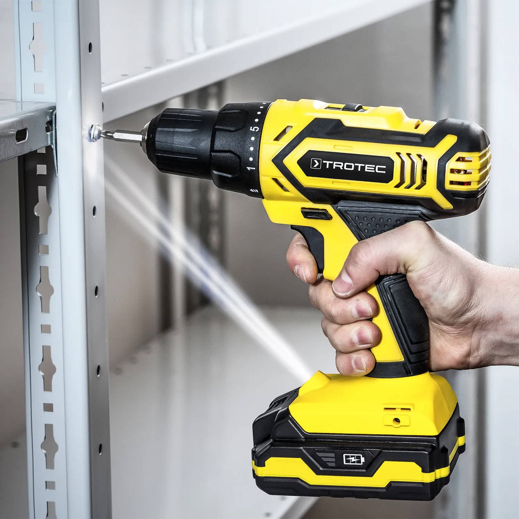 Дриль-шурупокрут акумуляторний Trotec PSCS 11-20V + кейс (4410000302) — 2