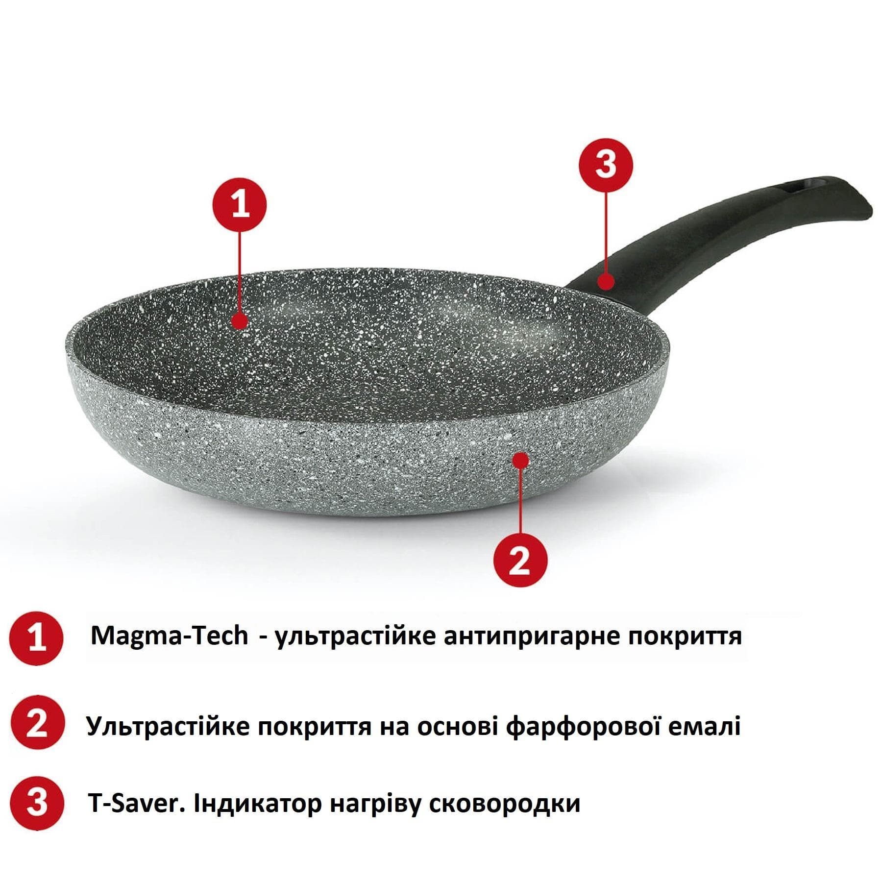 Сковорідка Flonal Pietra Viva 20 см (PV8PS2070) — 4