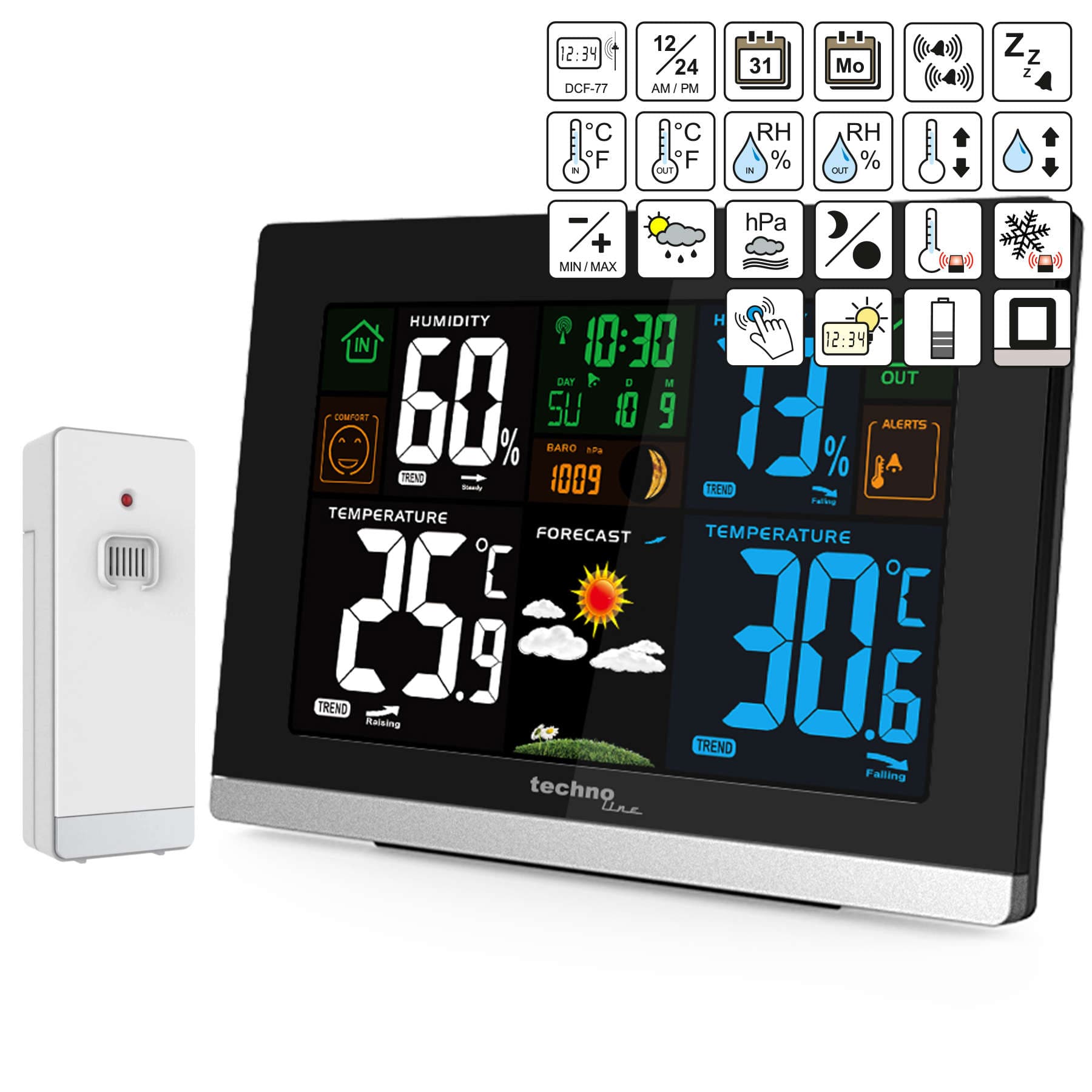 Метеостанція Technoline WS6462 Black (WS6462) — 7