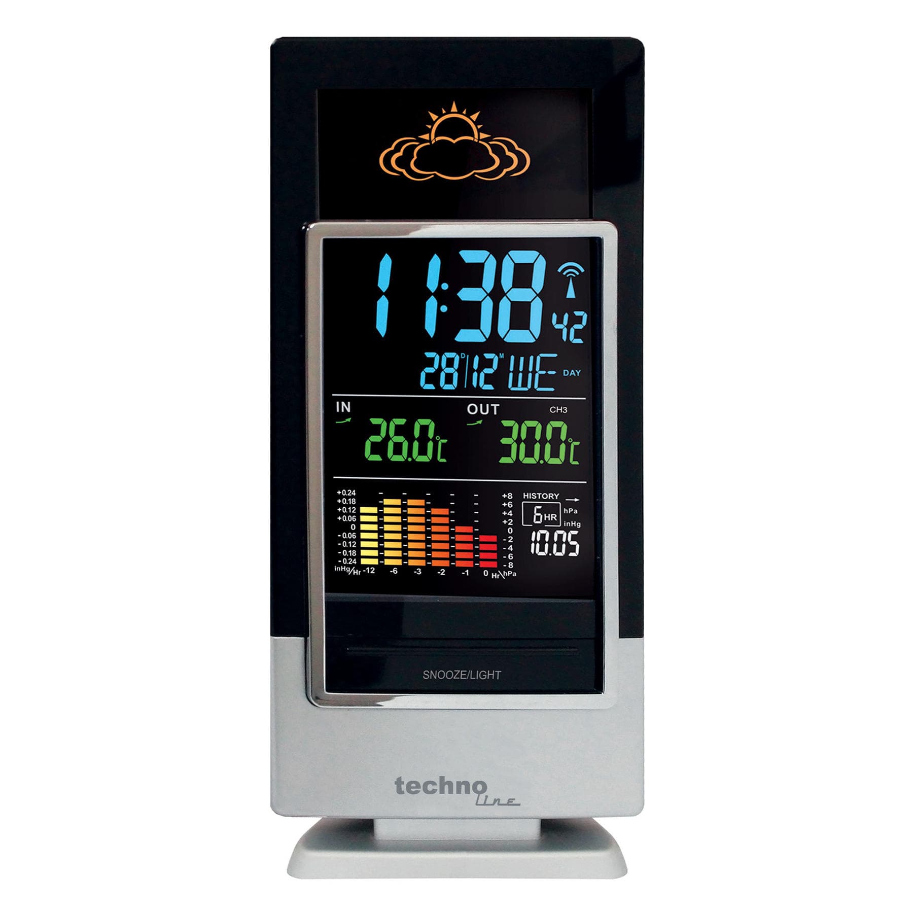 Метеостанція Technoline WS6502 Black/Silver (WS6502) — 3