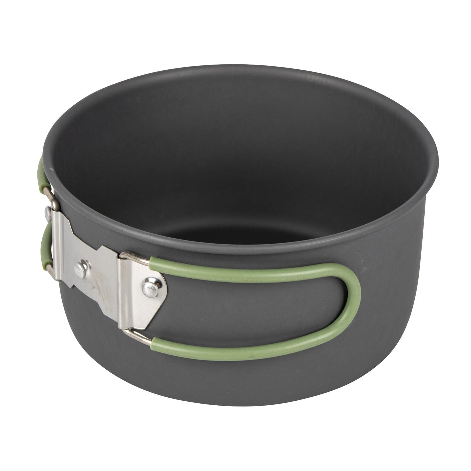 Набір посуду Bo-Camp Explorer 4 Pieces 19 Hard Anodized Grey/Green (2200241) — 10