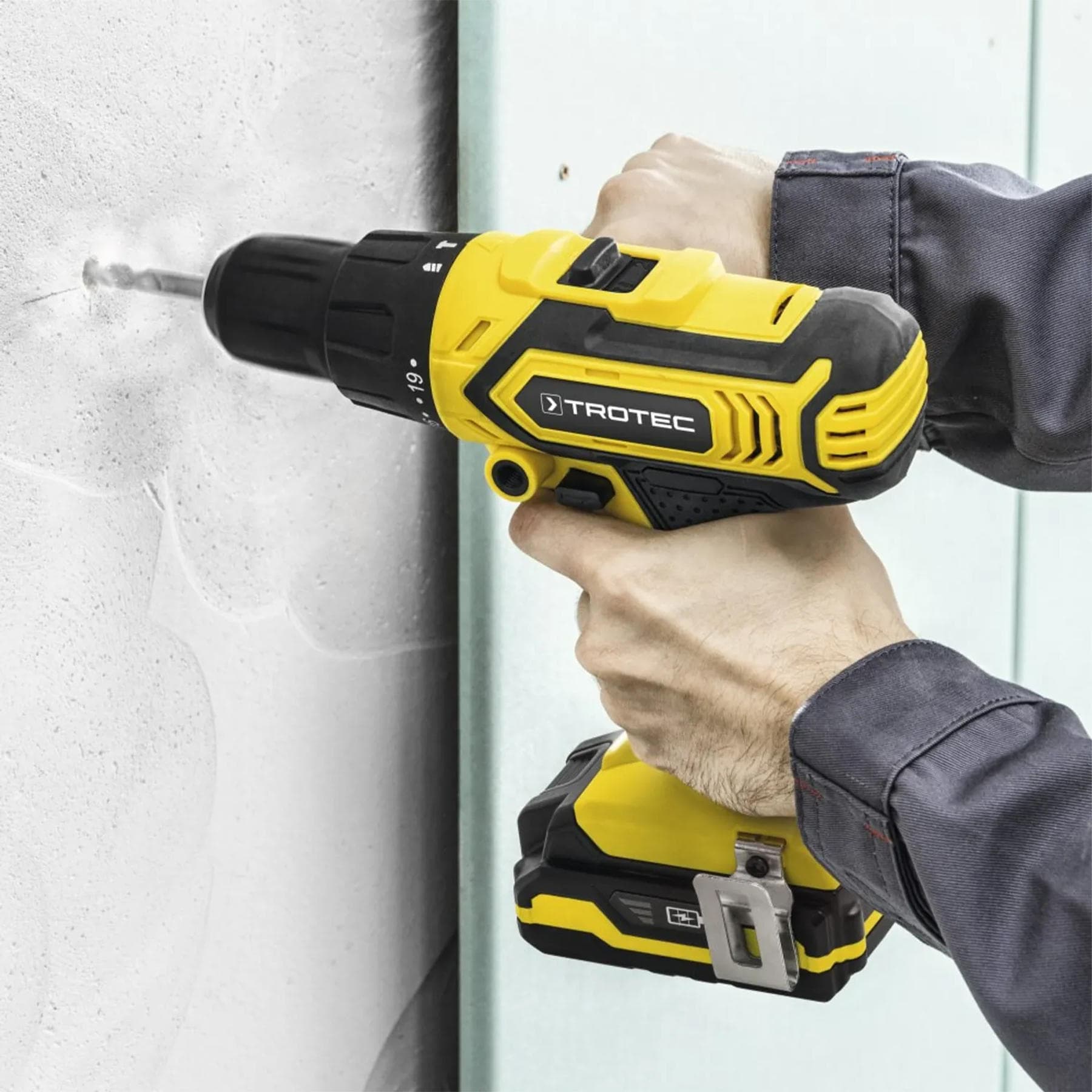 Дриль-шурупокрут акумуляторний ударний Trotec PHDS 11-20V + кейс (4410000502) — 7