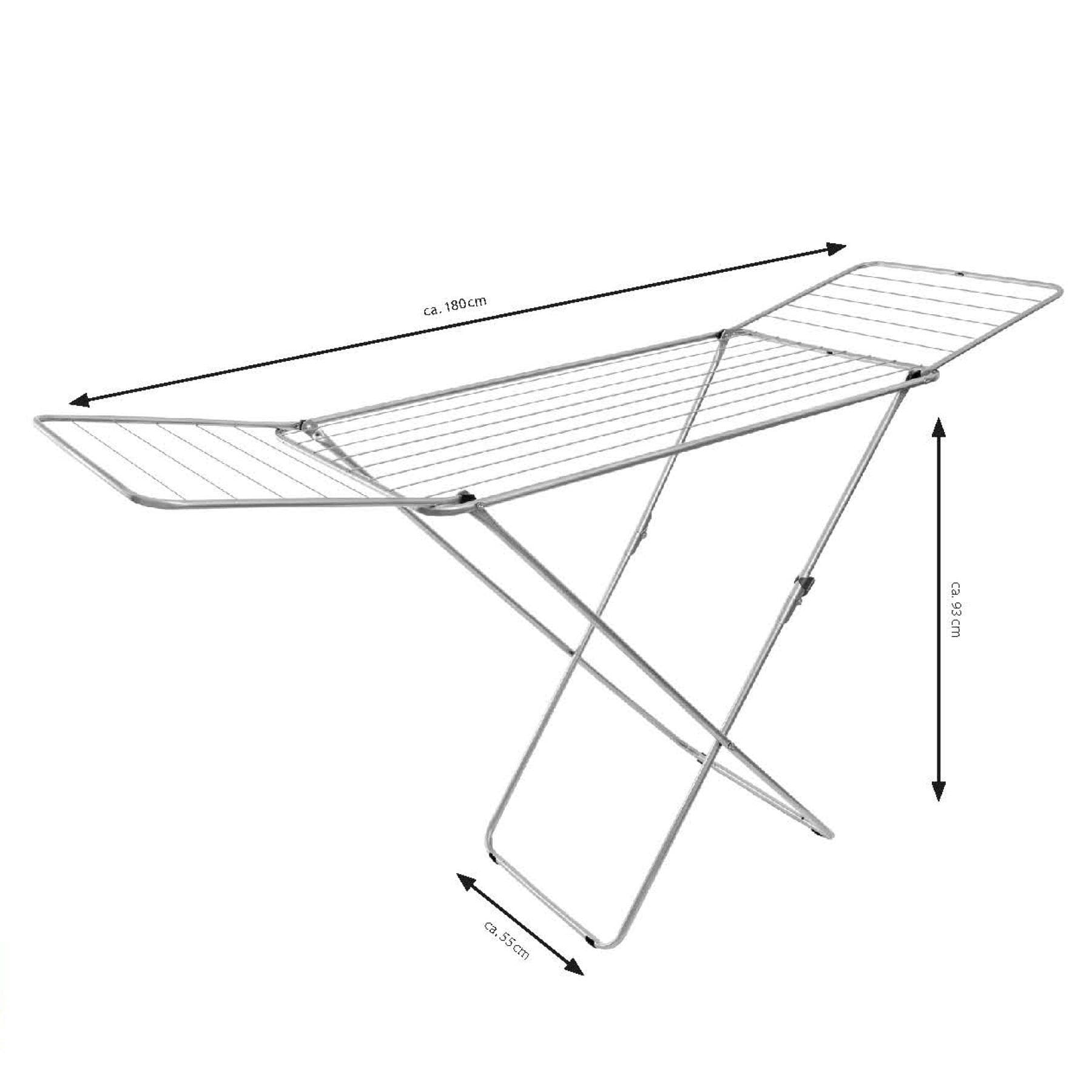 Сушарка для білизни підлогова Casa Si Kolibri 18m Silver (CS42191C06) — 4