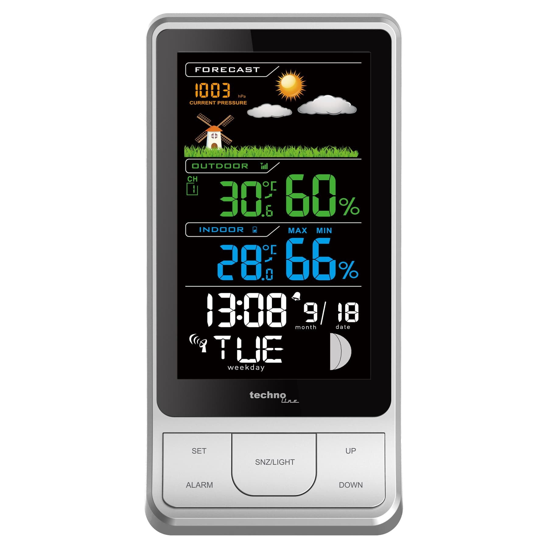 Метеостанція Technoline WS6441 Black/Silver (WS6441) — 2