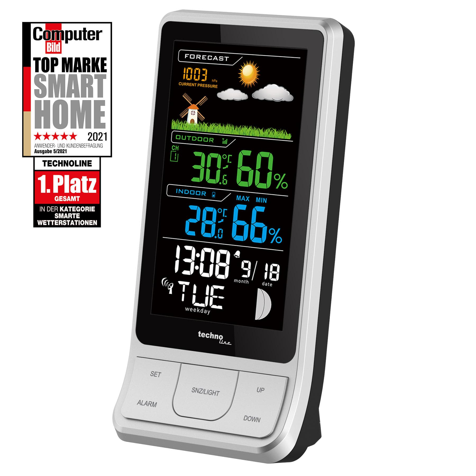 Метеостанція Technoline WS6441 Black/Silver (WS6441) — 8