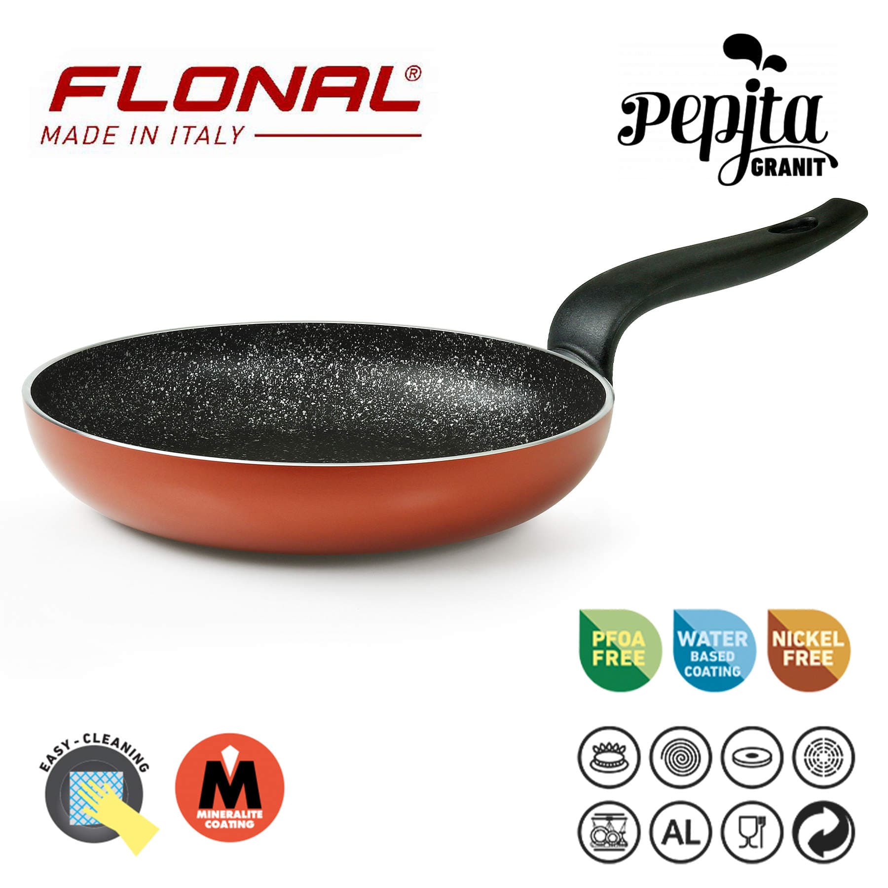 Сковорідка Flonal Pepita Granit 16 см (PGFPS1650) — 3